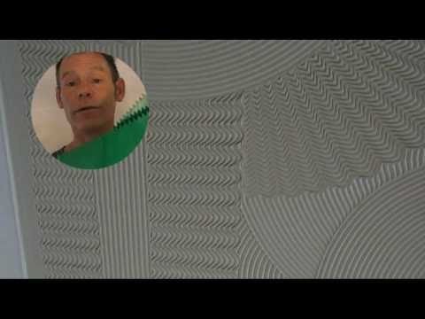3D Drywall Textured CORNER FLOWER Comb Ceiling Effects-DIY