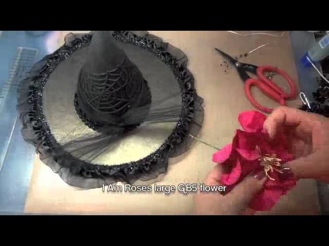 Altered Witch's Hat tutorial & I Am Roses BLOG HOP!