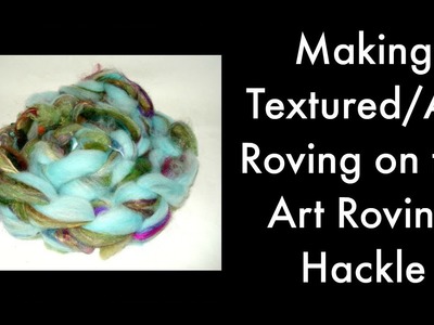 Art Roving Hackle--Textured Roving