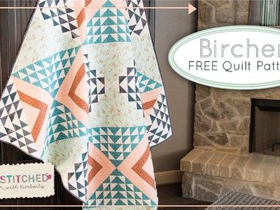 Birchen Free Quilt Pattern for Art Gallery Fabrics and Fat Quarter Shop - AGF Stitched
