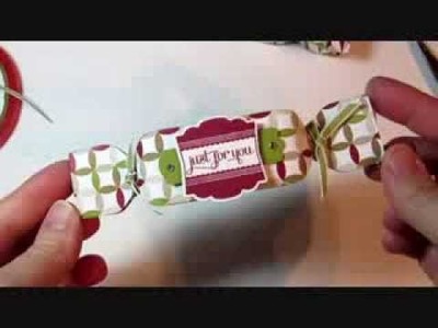 Christmas Cracker Box with Envelope Punch Board