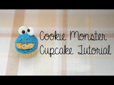 Cookie Monster Cupcake Tutorial (Polymer Clay)