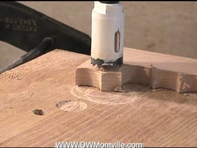 Cutting rounds with a hole saw and drill press UPDATE
