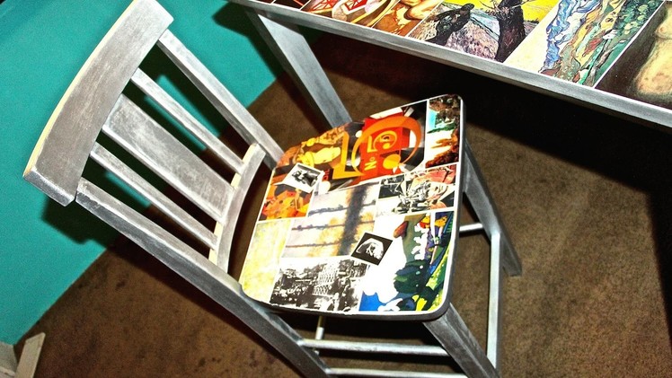 D.I.Y. Decoupage Chairs