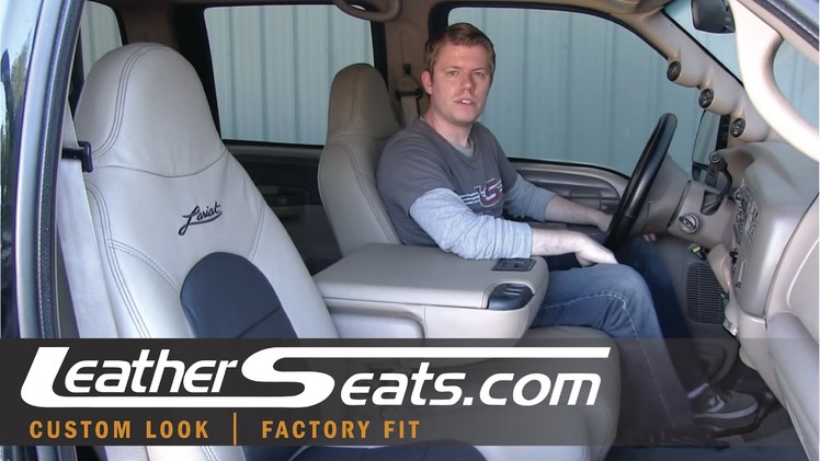 Ford F-250 F-350 Crew Cab Lariat replacement Leather Interior Upholstery kit - LeatherSeats.com