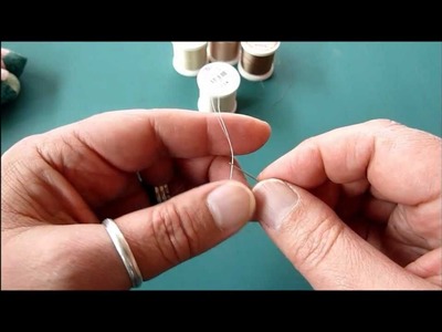 Hand Appliqué: How to Make a Silk Thread Knot