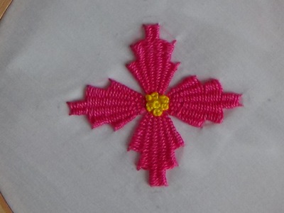 Hand Embroidery: Kadai kamal Stitch (Flowers)