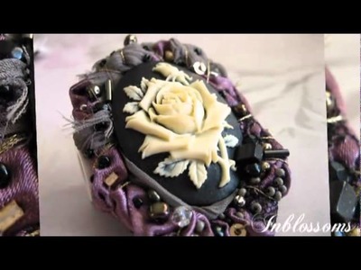 Handmade brooches - Inblossoms.com Handmade jewelry and accessories for women.