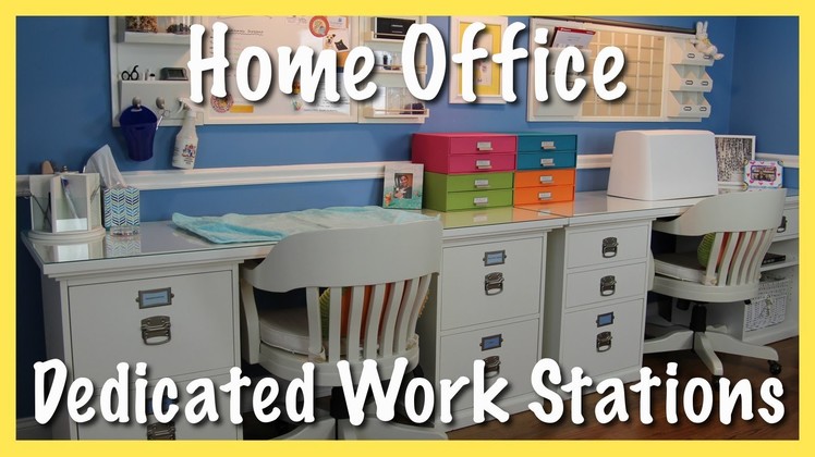 Home Office: Dedicated Work Stations (Grooming Desk & Sewing Desk Organization)