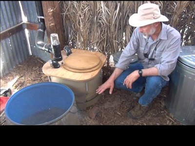 How to Build a Composting Toilet Barrel System