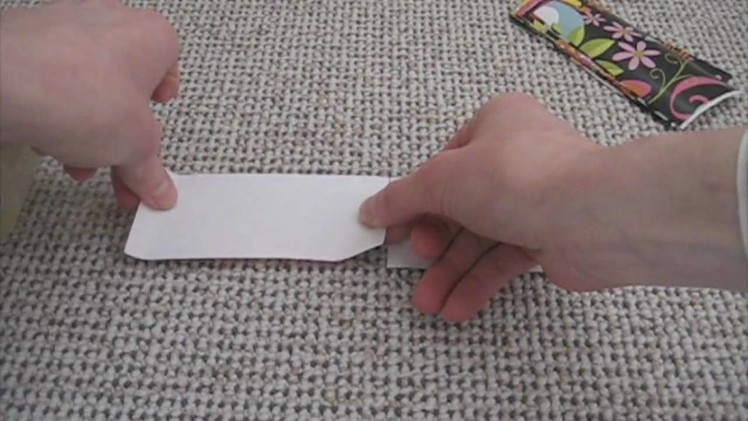 How to do a Candy Wrapper bag 2