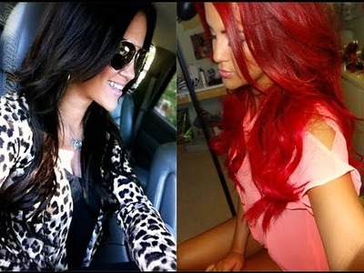 HOW TO: From Brown Hair to Rihanna Red Without Bleaching