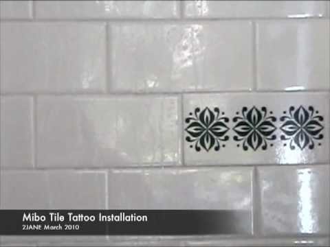 How to Install Tile Tattoos in a Bathroom