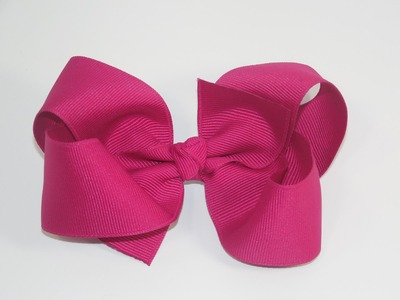 How To Make A  Big Girl Boutique Hair Bow