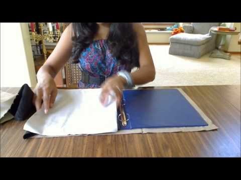How to make a binder cover with pockets