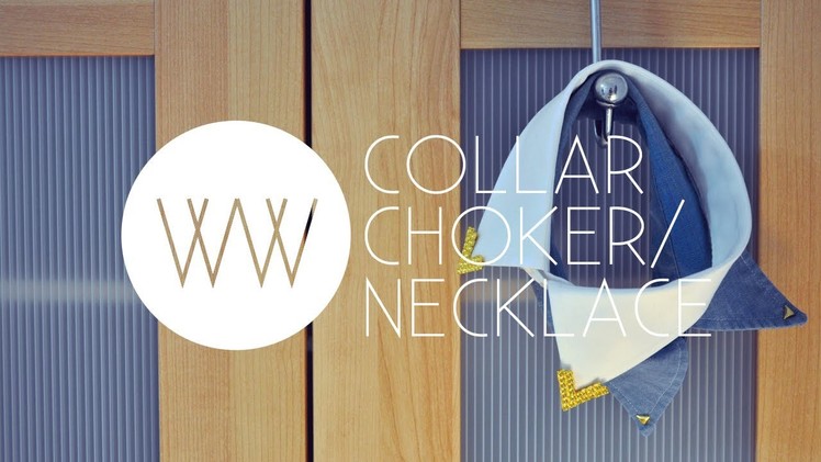 How to Make a Collar Choker (No-Sew Tutorial)