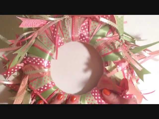 How to make a Cute Hanging Ribbon Mirror