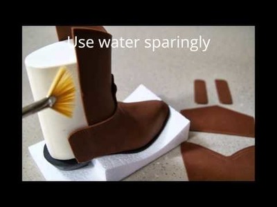 How to make a Fondant Cowboy Boot by Cake Structure