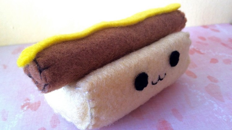 How to Make a Kawaii Hotdog Plushie