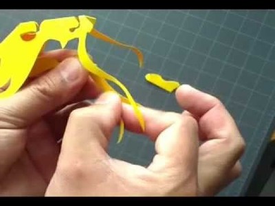 How to Make a Kirigami Chinese Dragon Pop-up Card