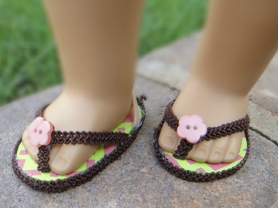 How to Make a No-Sew Flip Flops for American Girl Dolls