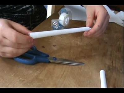 How to make a paper gun pistol that shoots without blowing
