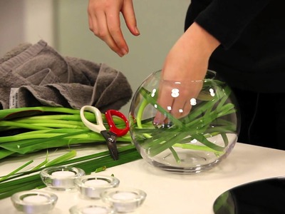 How to: Make a Table Flower Arrangement Using a Fishbowl