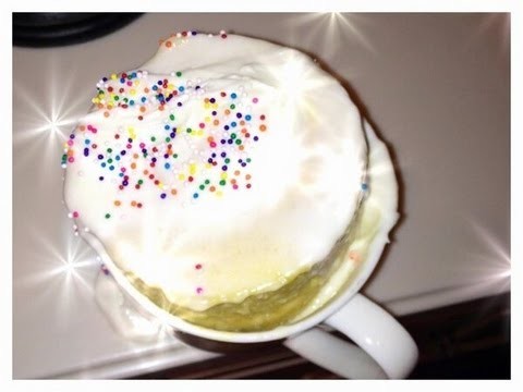 How to make Cake IN A MUG ♡ in 3 minutes (microwave)