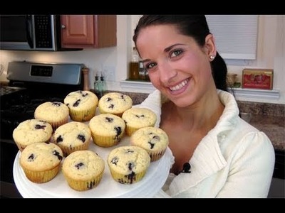 How to Make Homemade Blueberry Muffins - Recipe by Laura Vitale - Laura in the Kitchen Ep. 106
