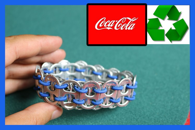 ♻♻ How To Make Recycled bracelet coke can ♻♻