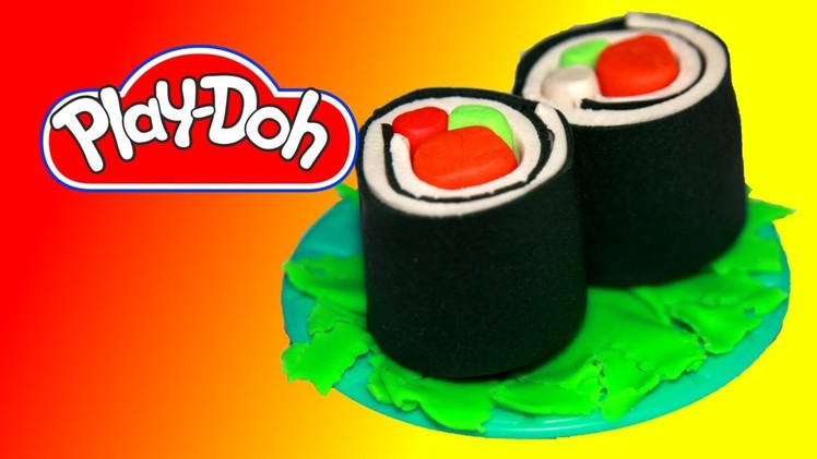 How to make Sushi Rolls out of Play Doh