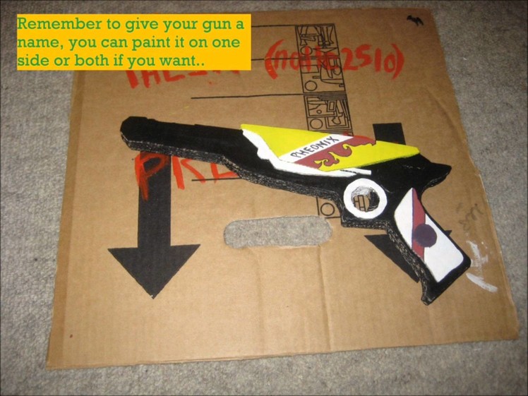 How to make your own Killjoy cardboard lasergun