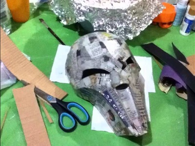How to make your own Sith Acolyte mask part 1: Paper mache construction