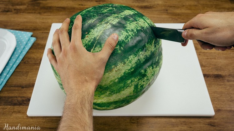 How to Serve a Watermelon in Easy-to-Eat Slices