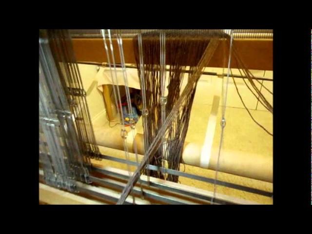 How to Weave on a Loom - Video 10 - Threading heddles on a loom Part 2