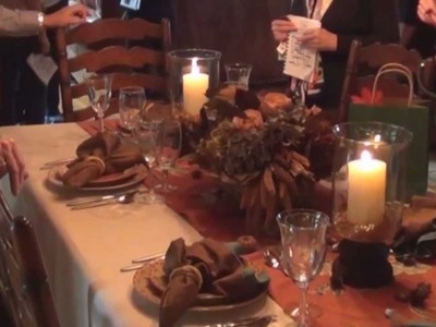 Ideas for Dinner Parties Tables.Exciting Fundraiser Table Setting Raffle!