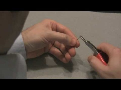 Jewelry Making Basics - How to Make an Eye Pin