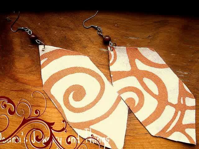 June Sale  Fabric Earrings  and Updates