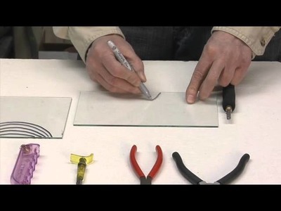 Learn to cut glass into shapes.