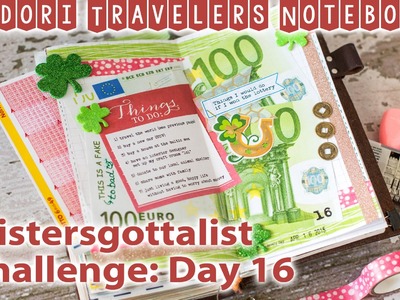 Midori Travelers Notebook - Day 16 - Listers gotta List Challenge