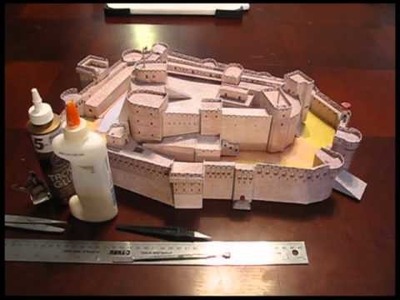 Paper Castle Build -with Time Lapse