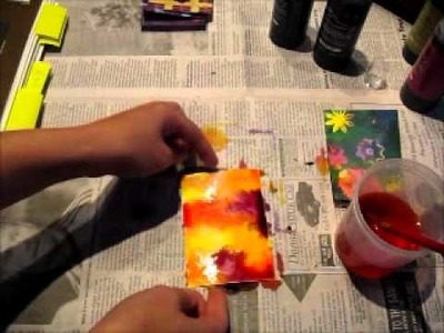 Paper Transformed - Episode 7 - Watercolor Masking Technique - Part  2 of 2