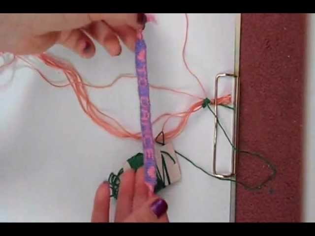 PART 1 How to : make a letter word name friendship bracelet