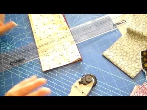 Patchwork, Quilting. Journal Cover - Tutorial P2 of 9