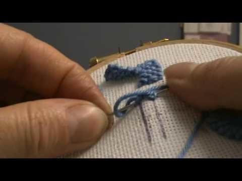 Plaited Braid Stitch - Jacobean Hand Embroidery