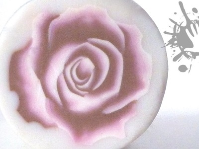 Polymer clay tutorial murrina Rosa tridimensionale. millefiori cane 3D Rose