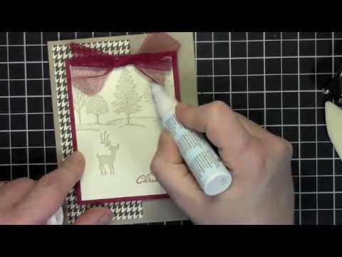 Quick & Easy Christmas Card with Joyous Celebration and Lovely as a Tree