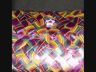 Rainbow candy wrapper bag