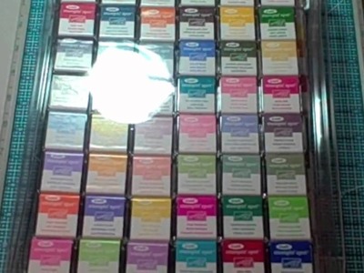Storing little stamp pads in plastic cases