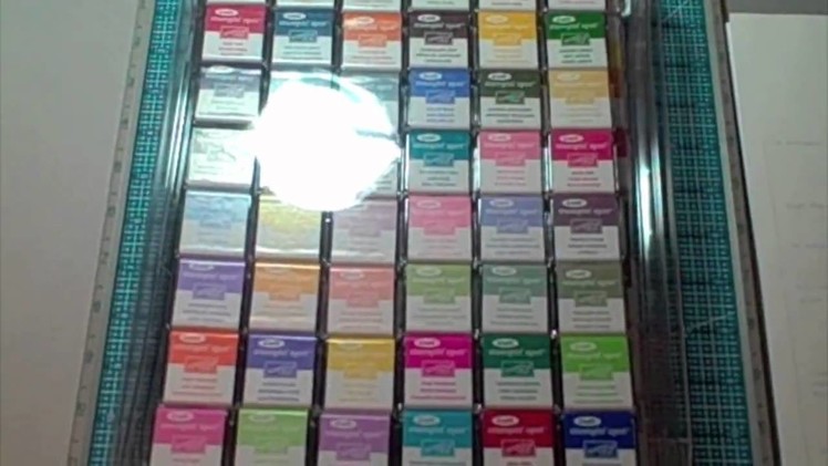 Storing little stamp pads in plastic cases